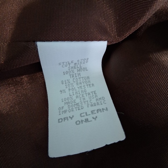 VTG Canvasback Velvet Detail Patchwork Mandarin Collar Wool Jacket - Picture 13 of 16